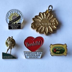 Thorhild Anniversary Pin/Pendant Set